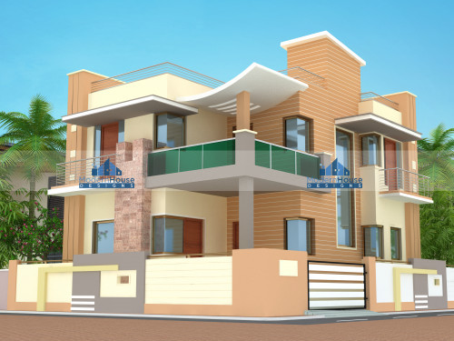Duplex 3d Home Elevation